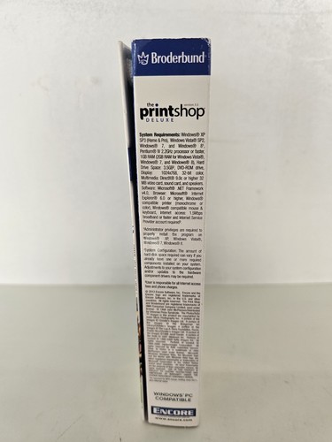 New Sealed Broderbund The PrintShop Deluxe Version 3.5 For Windows PC - Picture 4 of 6