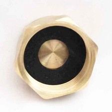 Female Brass Blanking Cap 3/4" WASHING MACHINE RADIATOR Valve Cap with Washer