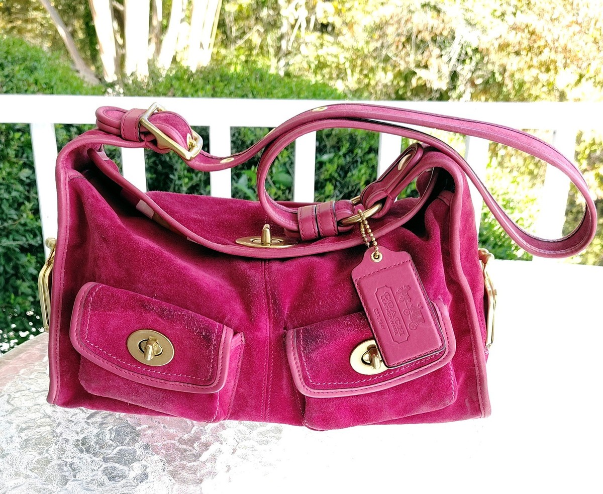 COACH 12797 Vintage Pink Archive Limited Edition Bleecker Suede