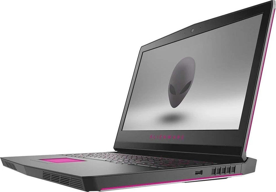 Alienware 17 R4 - i7-7700HQ - 16GB RAM - 256GB SSD / 1TB HDD - Silver - Image 2 of 4