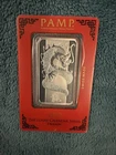 2012 PAMP Suisse Lunar Year of the Dragon 🐲 1 oz Silver Bar 🔥 Assay Card