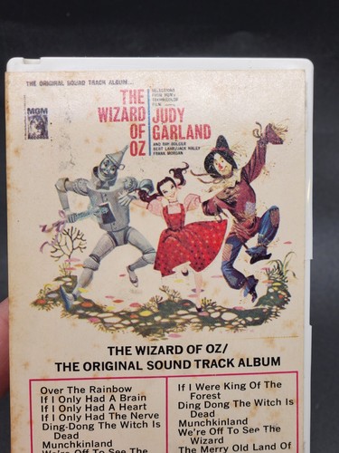 Vintage 1972 The Wizard Of Oz Soundtrack Judy Garland by MGM Records Cassette - Picture 3 of 9