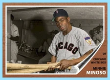 Minnie Minoso Custom Made Art Card Chicago White Sox 62-T-MM-1