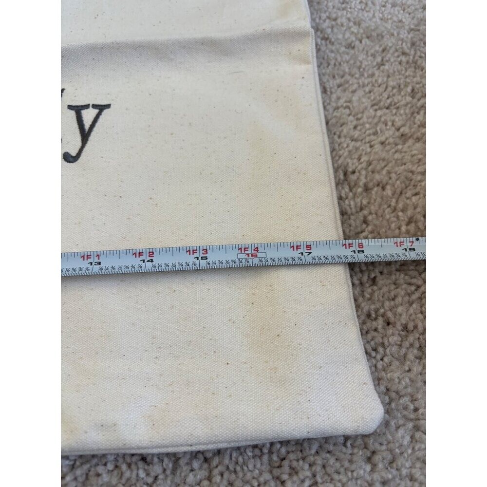 Thirty One NEW Love My Family Canvas Pillow Cover NO pillow included Cream Color