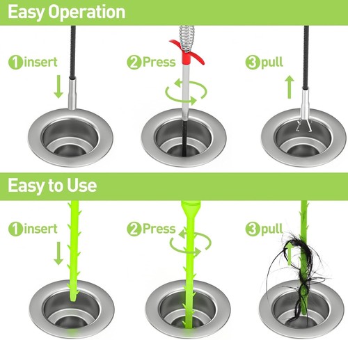 Flexible Grabber Claw Pick up Reacher Tool (Drain Clog Remove Tool), with 4 Claw - Picture 4 of 7