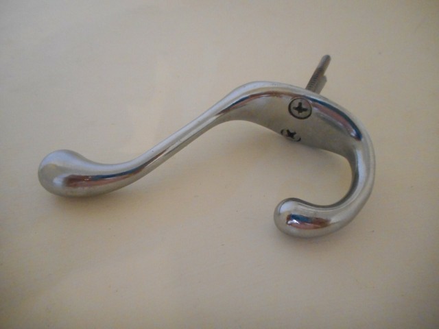 B Q Double Robe Chrome Door Hook Brand New