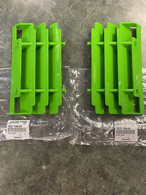 OEM Kawasaki Radiator Shrouds Guard Set KX125 KX250 KX500 KDX250