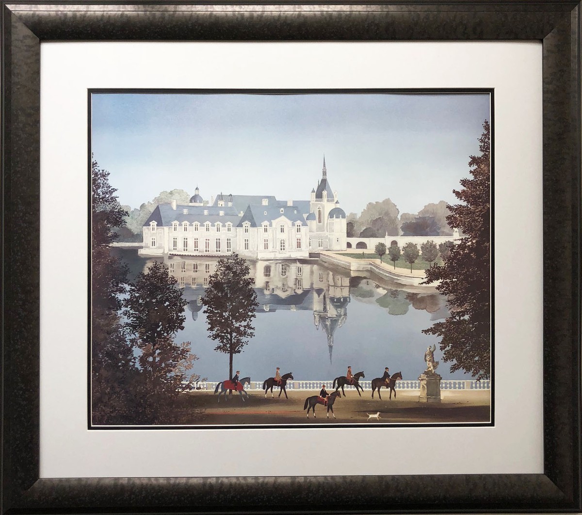 日本画ミニフレーム「 chateau」 Michel Delacroix 
