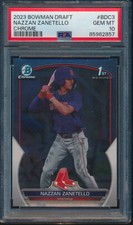 PSA 10 NAZZAN ZANETELLO 1st 2023 Bowman Chrome Draft RED SOX Rookie RC GEM MINT