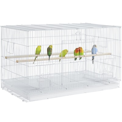 30'' Length Flight Bird Cage Iron Flight Parrot Cage for Small Parrots Parakeets