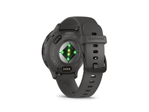 Garmin Venu 3S, Slate Stainless Steel Bezel with Pebble Gray Case and Silicone B - Picture 11 of 12