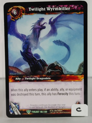 Twilight Wyrmkiller - Twilight of the Dragons - 165/220 - WoW TCG - Uncommon - Picture 12 of 21
