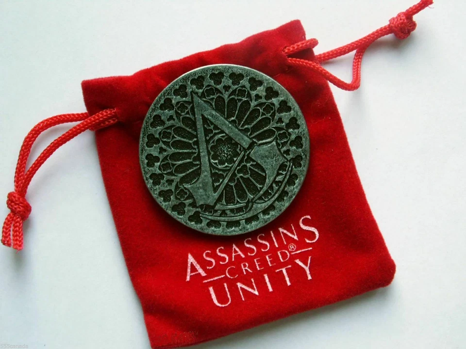 Assassin's Creed Unity Coin with Velvet Pouch Loot Crate Nov. 2014 EXCLUSIVE - Image 3 of 3