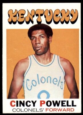 1971-72 Topps Basketball Cincy Powell Kentucky Colonels #207