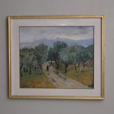 Manara Gianfranco dipinto ad olio su tela  XX secolo