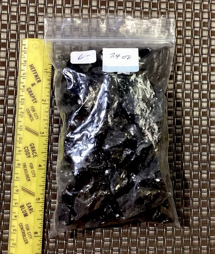 85 Pc. 7.4 Oz. TOTAL BAG OF BEAUTIFUL CENTRAL PA. DEEP MINED ANTHRACITE COAL #47