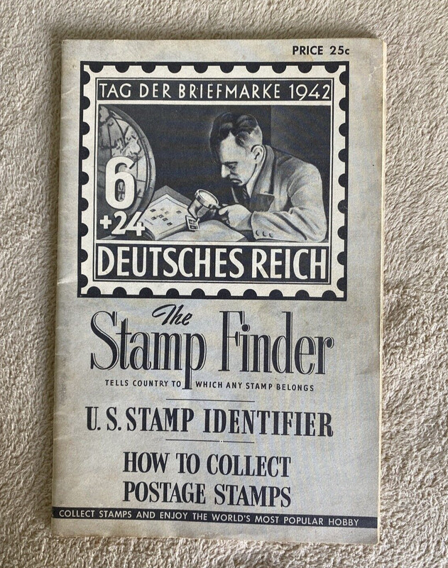 The Stamp Finder US Stamp Identifier Booklet Vintage 1954