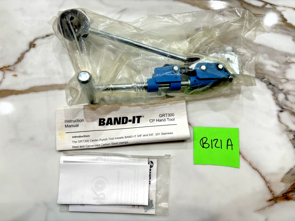 Herramienta de mano perforadora central BAND-IT GRT300 tapa de 5/8 pulgadas Foto 2 de 3