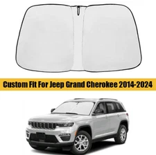 Fit For 2014-2024 Jeep Grand Cherokee Car Front Windshield Sun Shade Visor Cover