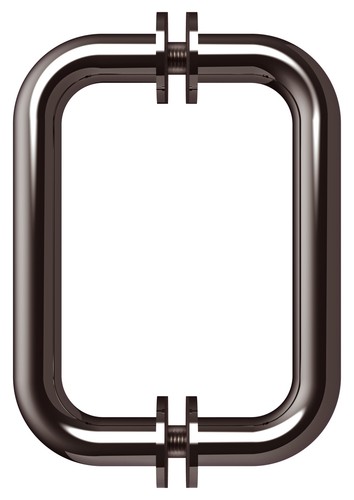 CRL GENS30RB Oil Rubbed Bronze Geneva Shower Pull and Hinge Set - Picture 4 of 5