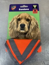 Reflective Orange Dog Bandana Pet Neckerchief Pet Scarf Bib By Knight Pet