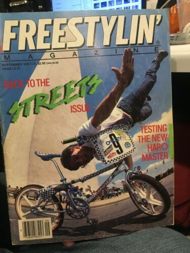 FREESTYLIN' Magazine - September 1985 GT Haro Redline Hutch CW Dyno Freestyle - Afbeelding 1 van 12