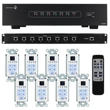 Dayton Audio DAX88 8-Source 8-Zone Distributed Audio System