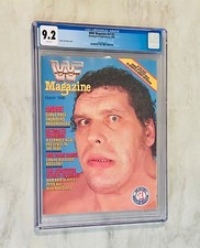 WWF Magazine with Andre the Giant cover 9.2 CGC Brand New Graded