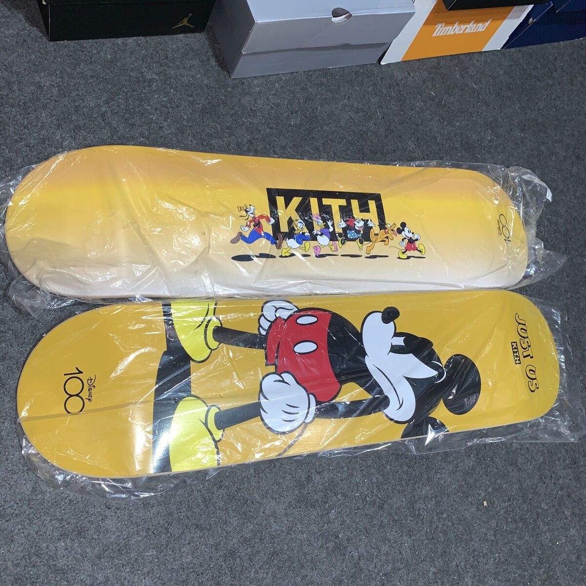 Kith For Mickey & Friends Mad Mickey Skate Deck 2023 Set In Kith For Mickey & Friends Mad Mickey Skate Deck 2023 Set In