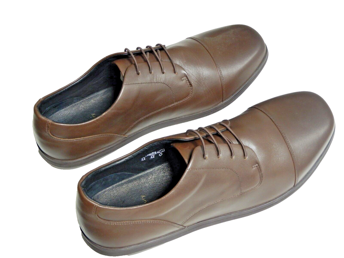 Birchbury Brenston Leather barefoot dress shoes men's 13 46