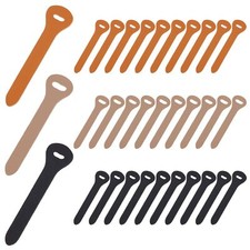 30pcs Cowhide Leather Zipper Puller 3 Colors Genuine Leather Zipper Sliders Z...