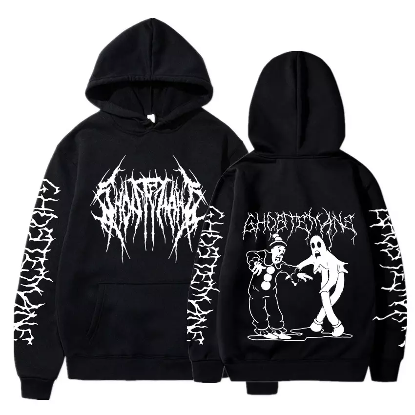 Limited Ghostemane Double Sided Print Hoodie Sweatshirt Streetwear Hip Hop  Metal