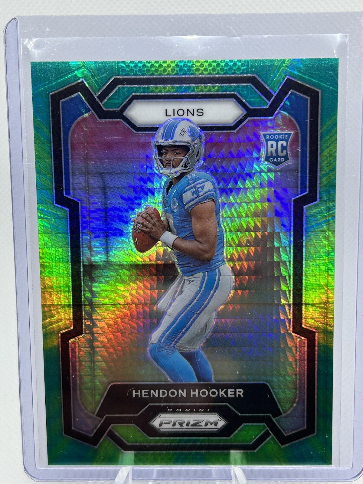 HENDON HOOKER RC 2023 Prizm #329 Hyper Prizms 133/175 Rookie Card Lions