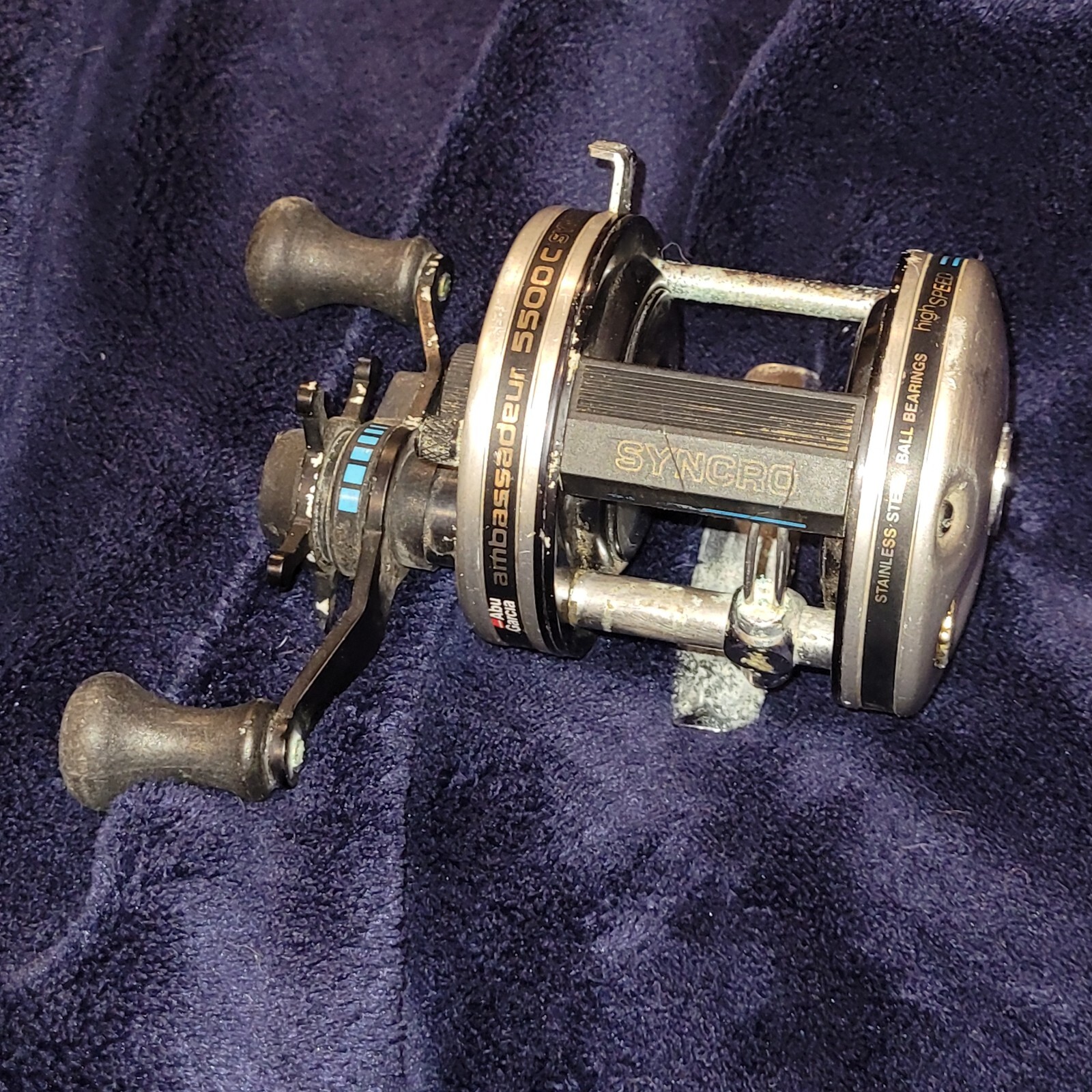 Abu Garcia Ambassadeur 5500 C Synchro Bait Casting Fishing Reel - Made in Sweden