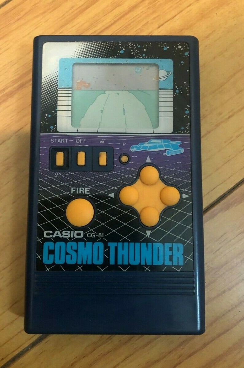 CASIO Game & Watch COSMO THUNDER CG-81 1983 Used Tested and