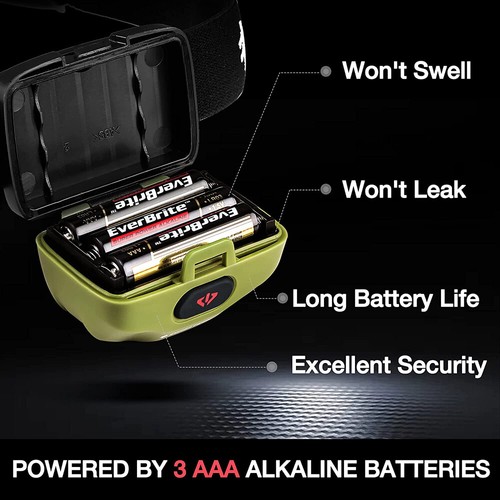 Swiss+Tech Faro Linterna 300 Lúmenes LED Lámpara de Cabeza Luz Storbe Roja 3 Modos - Imagen 3 de 8