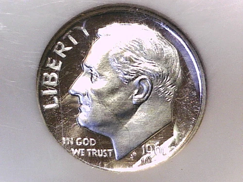 1961 Proof Roosevelt Dime NGC PR 66 CAMEO 246717-007