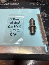 Dillon .38 ACP Carbide Size Die