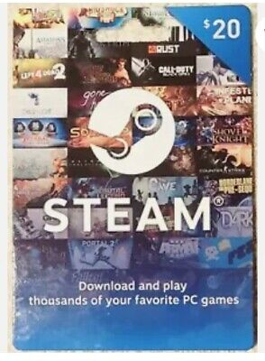  Valve Steam Gift Card - $20 : Gift Cards