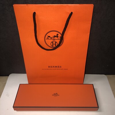 Hermes Padded Display Box For Jewelry Watch&Bracelet Large 10 1/4 x3 1/2''x1 1/8''