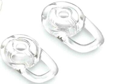 2Pcs OEM Clear Eargels Earbuds for Plantronics M25 M55 M70 M90 M155 Headset NEW 