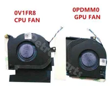 For Dell ALIENWARE M15 R1 P79F  0V1FR8 0PDMM0 CPU + GPU Cooling Fan Radiator