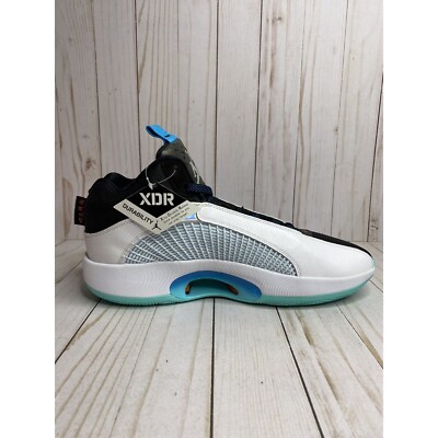 Nike Air Jordan 35 Guo Ailun Morpho Mens Size 13 White Teal  display picture 2
