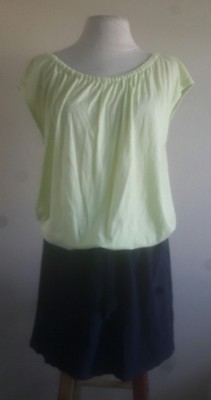 WOMEN'S BEAUTIFUL GAP LIME GREEN /BLUE TIE WASTE MINI CASUAL DRESS SIZE  MEDIUM | eBay