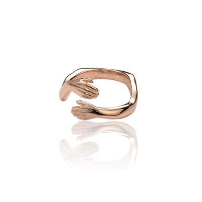 UMARMUNGSRING   925 STERLING SILBER   GESCHENKIDEE