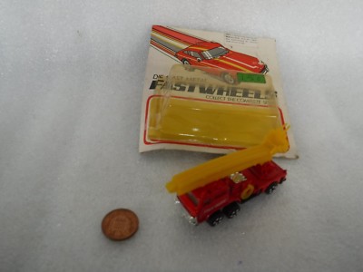 Vintage Playart Diecast Fastwheels Fire Engine Made In Hong Kong Rare 