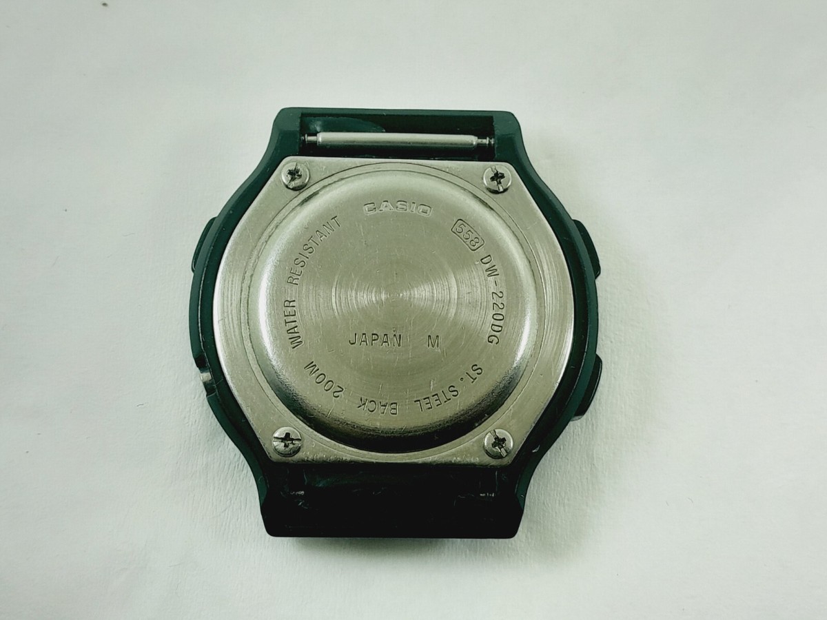 VINTAGE CASIO DEPTH GAUGE DW-220DG DIVER 200 M JAPAN 1986 | eBay