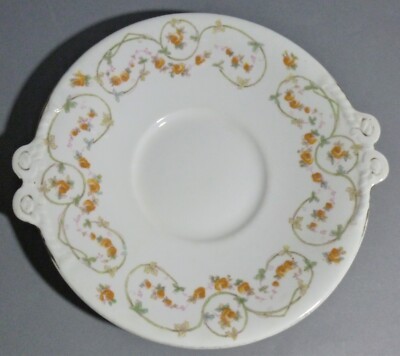 VINTAGE KERAMIK FLORAL 20ER JAHRE RUND ADDERLEY KERAMIK KUCHENTELLER ''GIRLANDE''