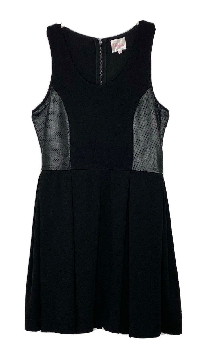 parker black leather dress Parker Vegan Leather Dress RTR Boutique.com