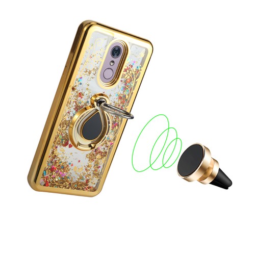 SUMSUNG NOTE 10 Pro Case,Case Liquid Bling Sparkle with Ring Girls Protect case - Zdjęcie 11 z 22